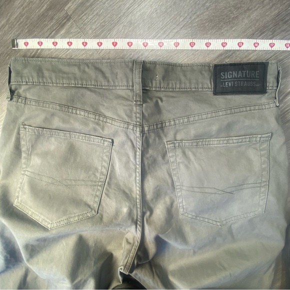 Signature by Levi Strauss Green Straight‎ Leg Jeans size 34/34 - Picture 6 of 13